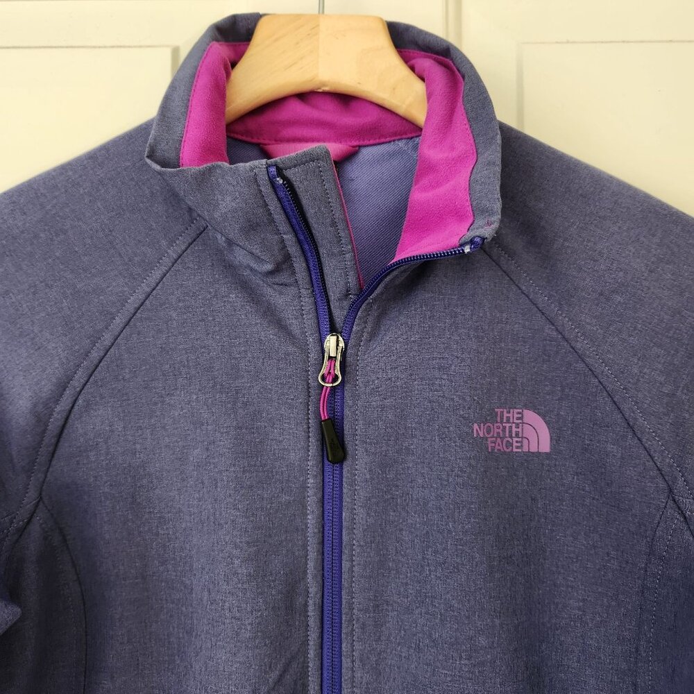 The North Face FlashDry Jacket Blue Purple Pink Outdoors Spring Fall Pretty Cute - Picture 3 of 12